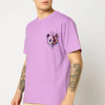 Graphic Print Men Purple, White T-Shirt