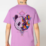Graphic Print Men Purple, White T-Shirt