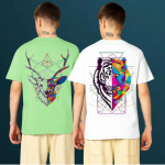 Graphic Print Men Multicolor T-Shirt (Pack of 2)
