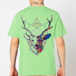 Graphic Print Men Multicolor T-Shirt (Pack of 2)