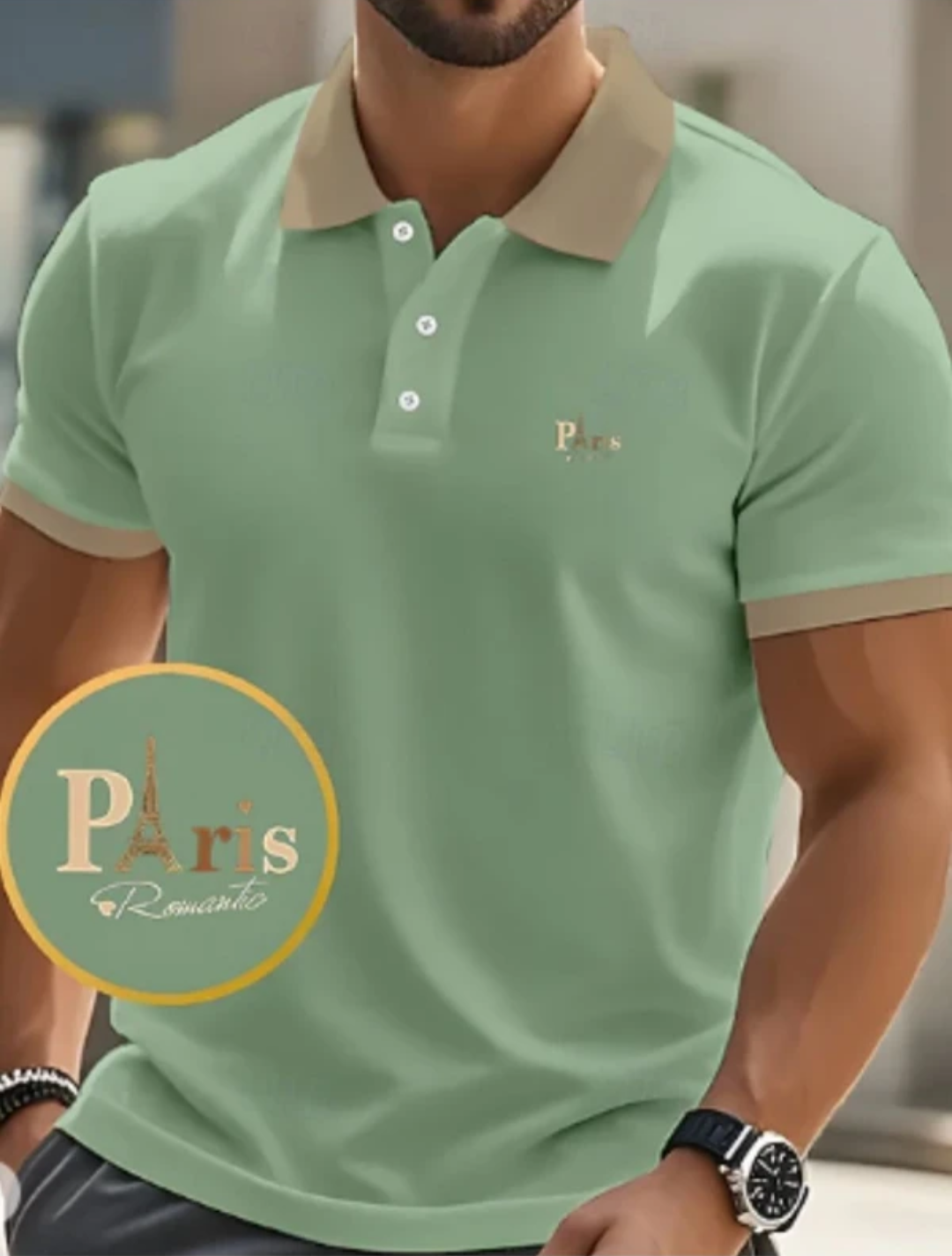 Solid Men Light Green T-Shirt