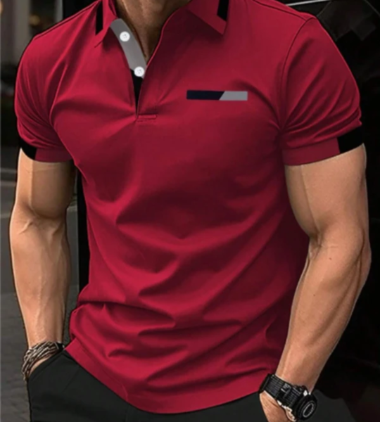 Solid Men Maroon T-Shirt