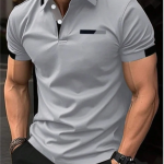 Solid Men Grey T-Shirt