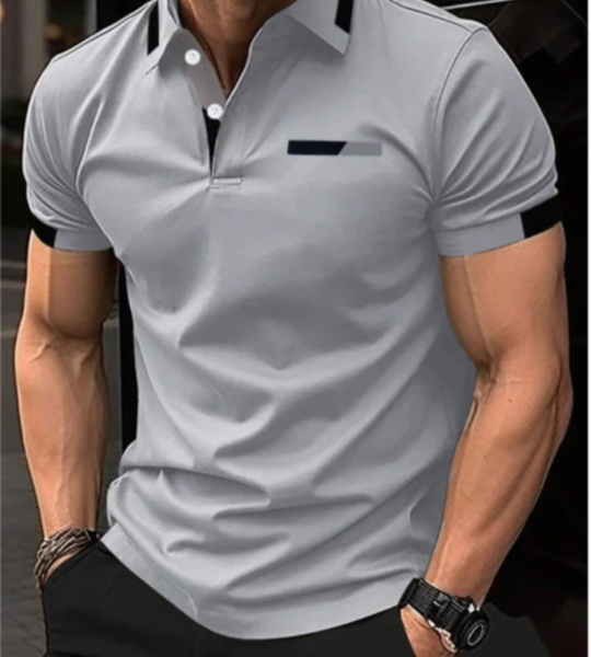 Solid Men Grey T-Shirt